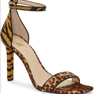NWT Vince Camuto Leopard Heels